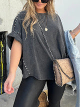 Shannon - Lyhythihainen t-paita - Naisille Yksivärinen-Kesäasut-EmiyoSuomi