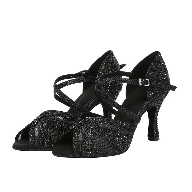 Naisten Kimaltavat Korkokengät - Salsa & Ballroom - Mukautetut-kengät-EmiyoSuomi