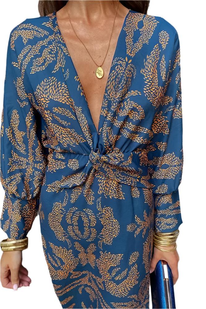 Naisten V-mallinen mekko - Tyylikäs ja trendikäs