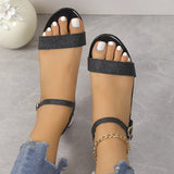 Naisten Kimaltavat Sandaalit – Säihkettä ja Tyyliä Kesään-Sandaalit-EmiyoSuomi