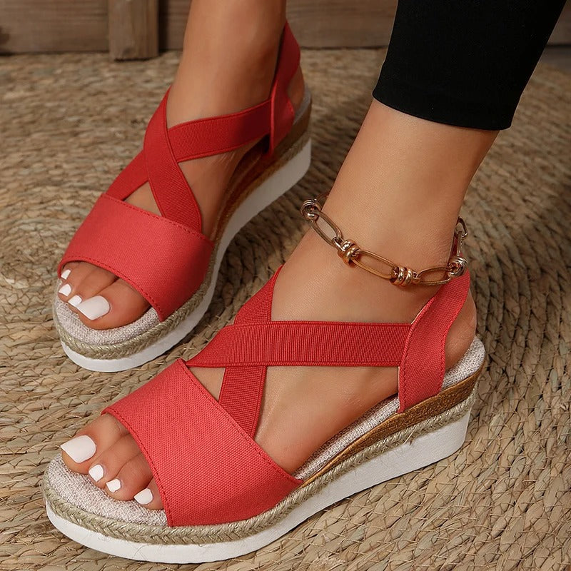 Naisten - Korkokengät - Hengittävät materiaalit Tyylikäs ja monipuolinen - Täydellinen joka tilaisuuteen-Sandaalit-EmiyoSuomi