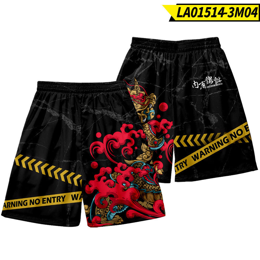 Rantalahkeet Miehille - Possumotiivi - Trendikkäät-Miesten shortsit-EmiyoSuomi