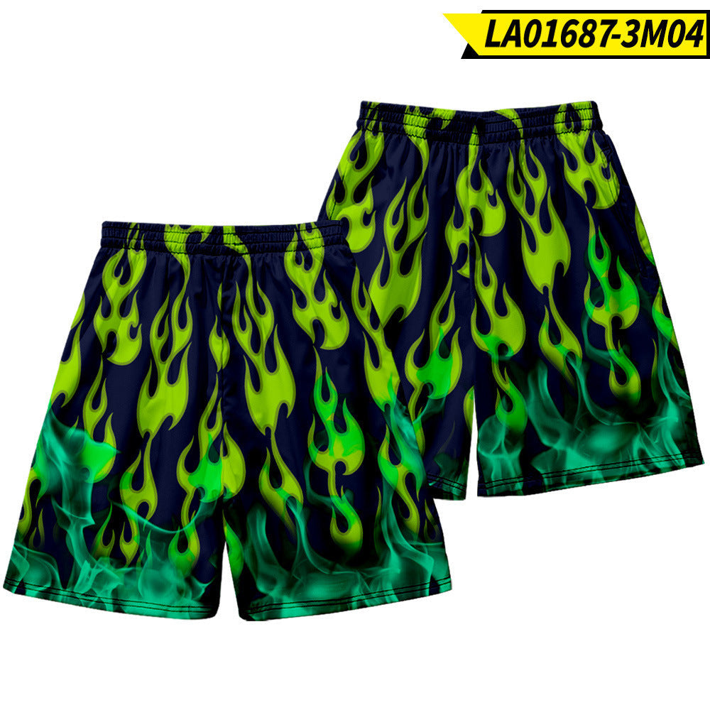 Rantalahkeet Miehille - Possumotiivi - Trendikkäät-Miesten shortsit-EmiyoSuomi