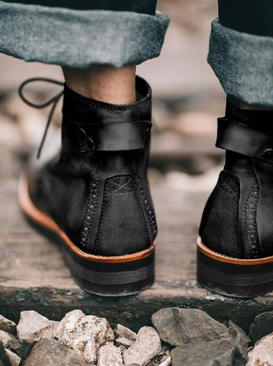 Elegantit Vegaaniset Nauhakengät Miehille - Viininpoiminta - Kaikki Vuodenaikaan-Kengät Miehet-EmiyoSuomi