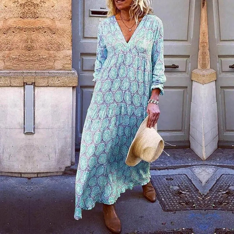 Ibiza Glamour Mekko Naisille V-pääntie Kuvio vivano-warszawa