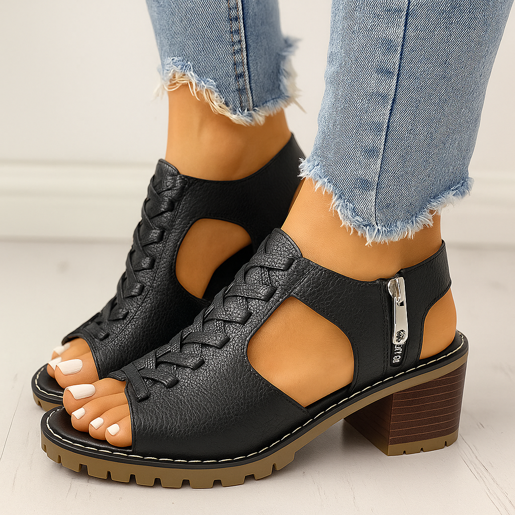 Naisten - Nahkasandaalit - Tyylikäs ja Monipuolinen Muotoilu - Mukava ja Tyylikäs joka Tilaisuuteen - EmiyoSuomi