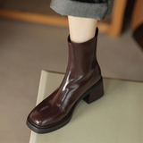 Naisten nilkkurit - Neliönmuotoinen kärki - Loivakorko - EmiyoSuomi