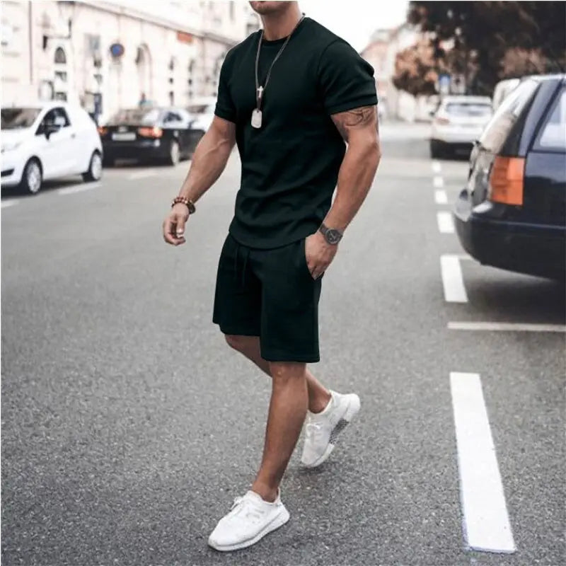 Jarek Lyhythihainen T-paita & Shorts Setti vivano-warszawa