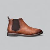 Miesten Korkeat Chelsea Nahkasaappaat - Tyylikkäät-Kengät Miehet-EmiyoSuomi