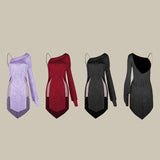 Tanssipuku Off Shoulder Selkäless - Naisten Esityspuku-Mekot-EmiyoSuomi