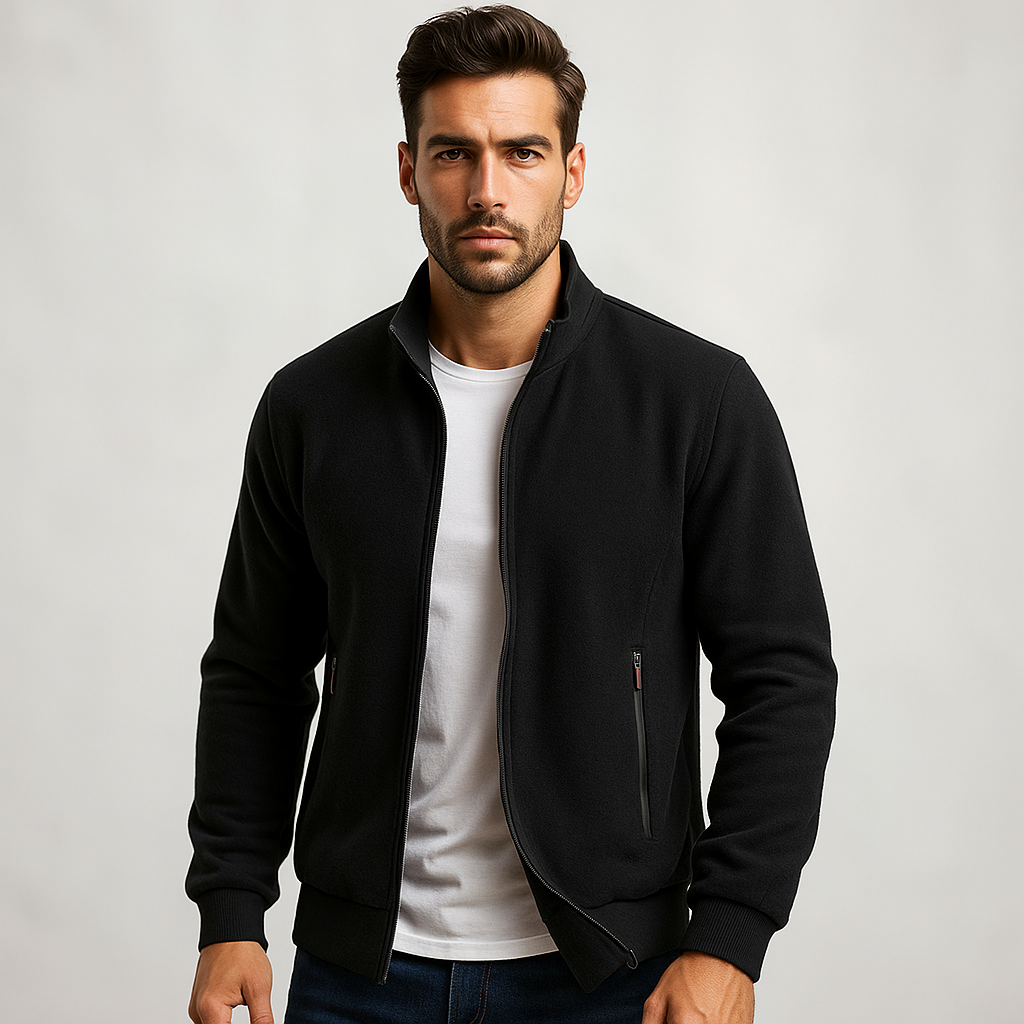 Oliver Varm Fleece Zip-Takki - Pehmeä - Eristävä - Mukavuus