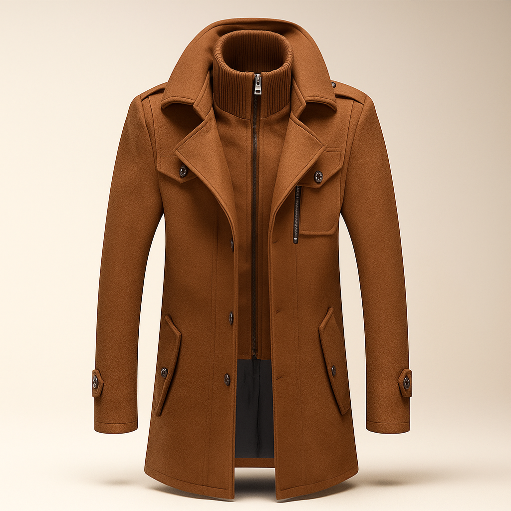 Grayson Mallitakki - Kaksinkertainen Kaulus - Tyylikäs Miesten Muoti