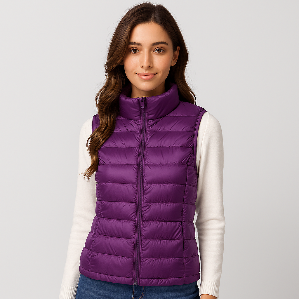 Ultra licht gewatteerd vest - licht - comfort - stijlvol