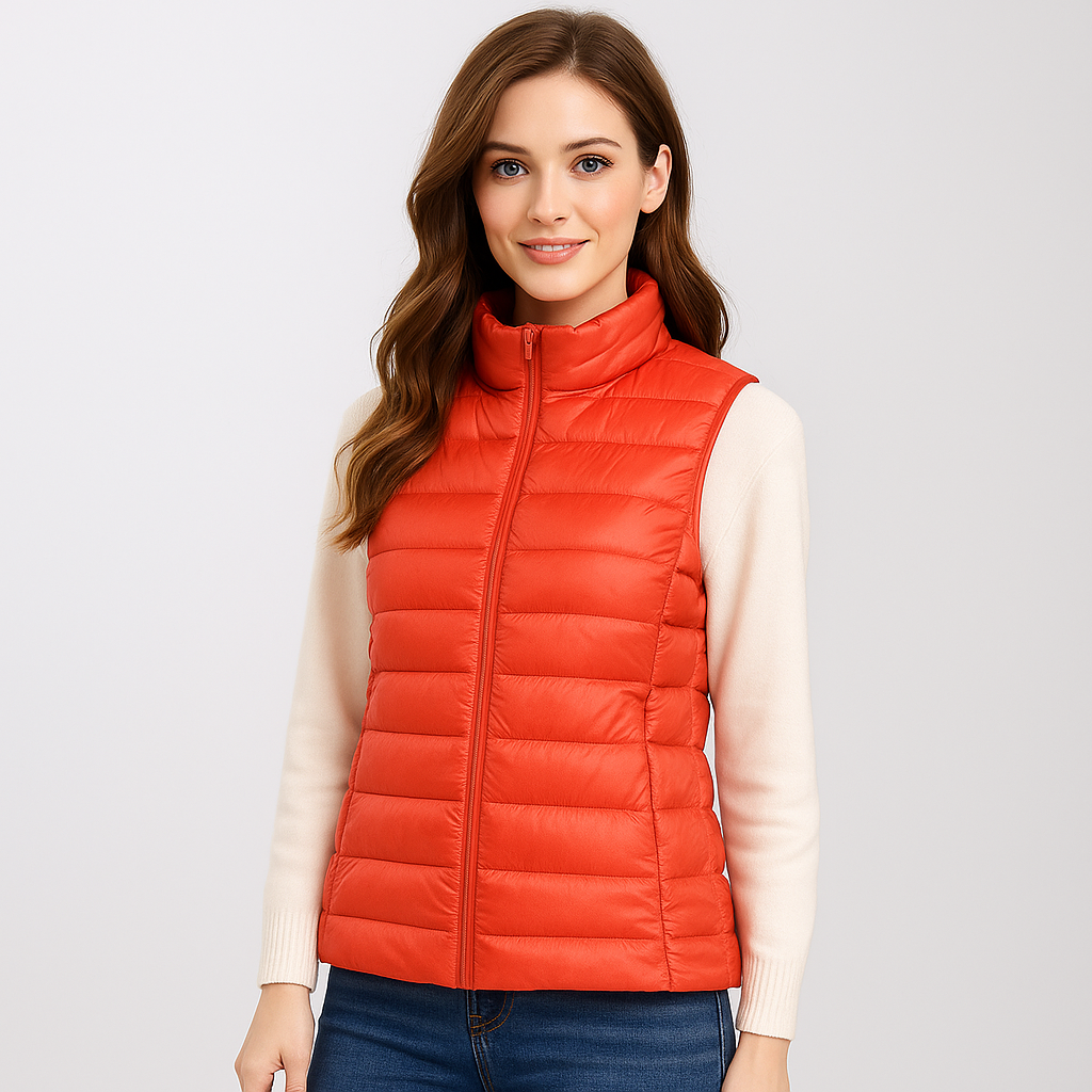 Ultra licht gewatteerd vest - licht - comfort - stijlvol