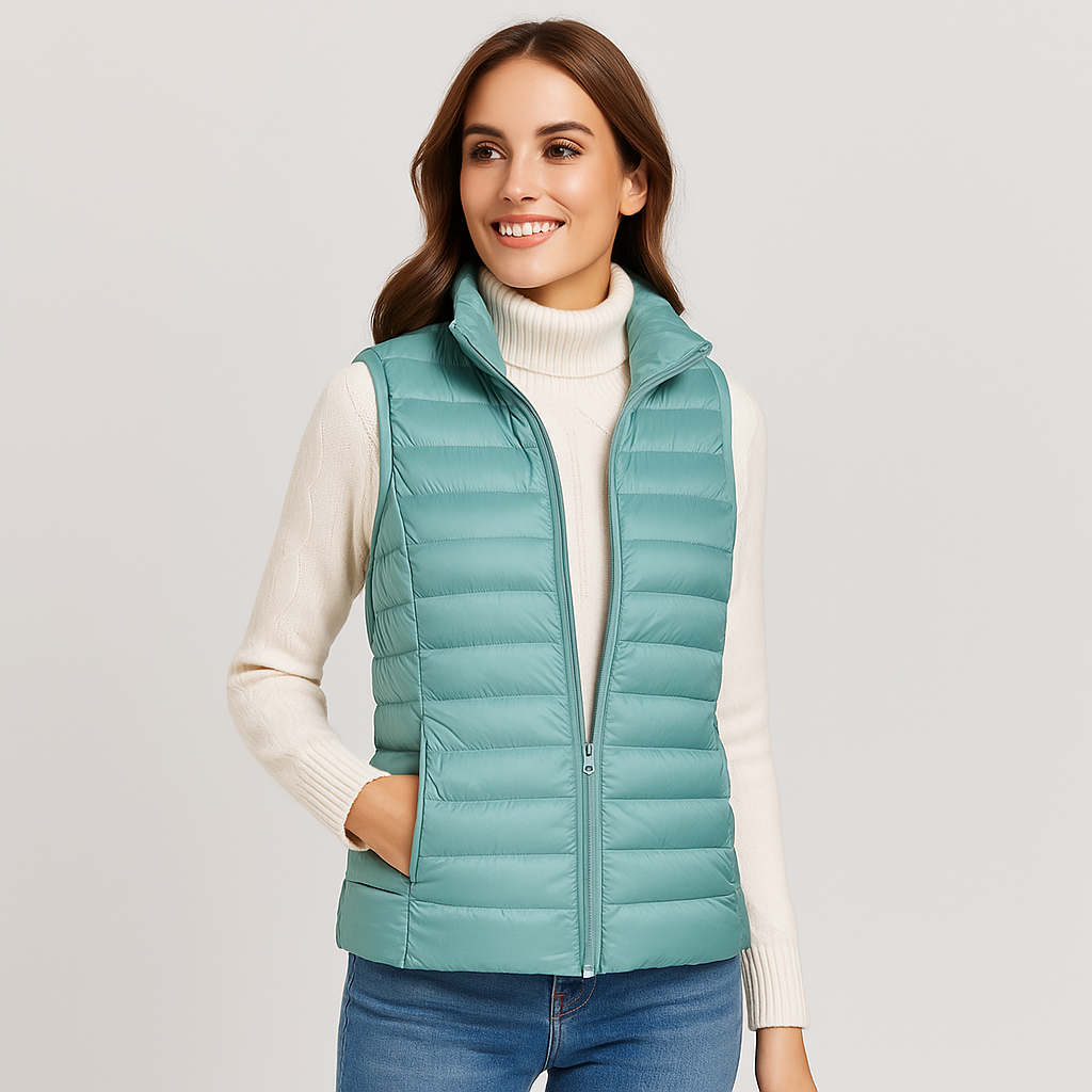 Ultra licht gewatteerd vest - licht - comfort - stijlvol