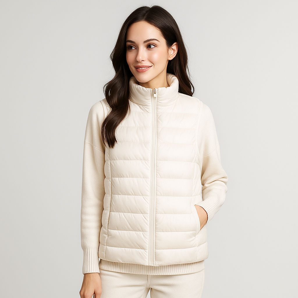 Ultra licht gewatteerd vest - licht - comfort - stijlvol