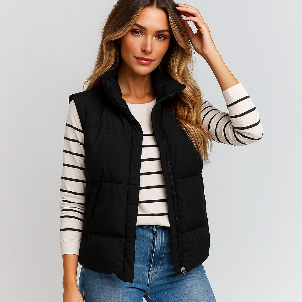 Gilet met rits - Handige zakken - Comfort en stijl