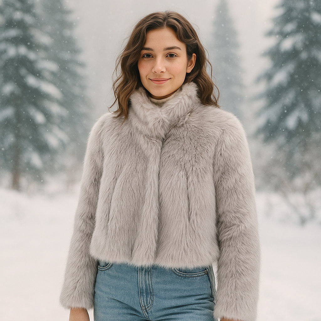 Daena zachte leren jas – comfortabel - stijlvol - warm