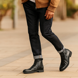 Saappaiden miesten malli - Rentojen nahka