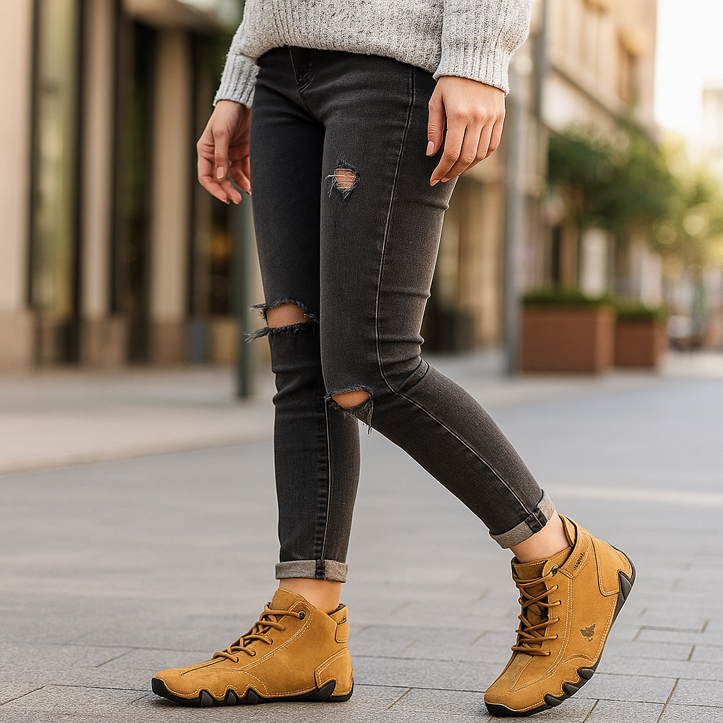 Paljasjalkakengät Nahka – Unisex Mukavuus