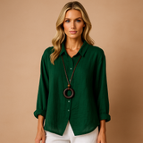 Mira – Puuvillapusero Vinonapeilla