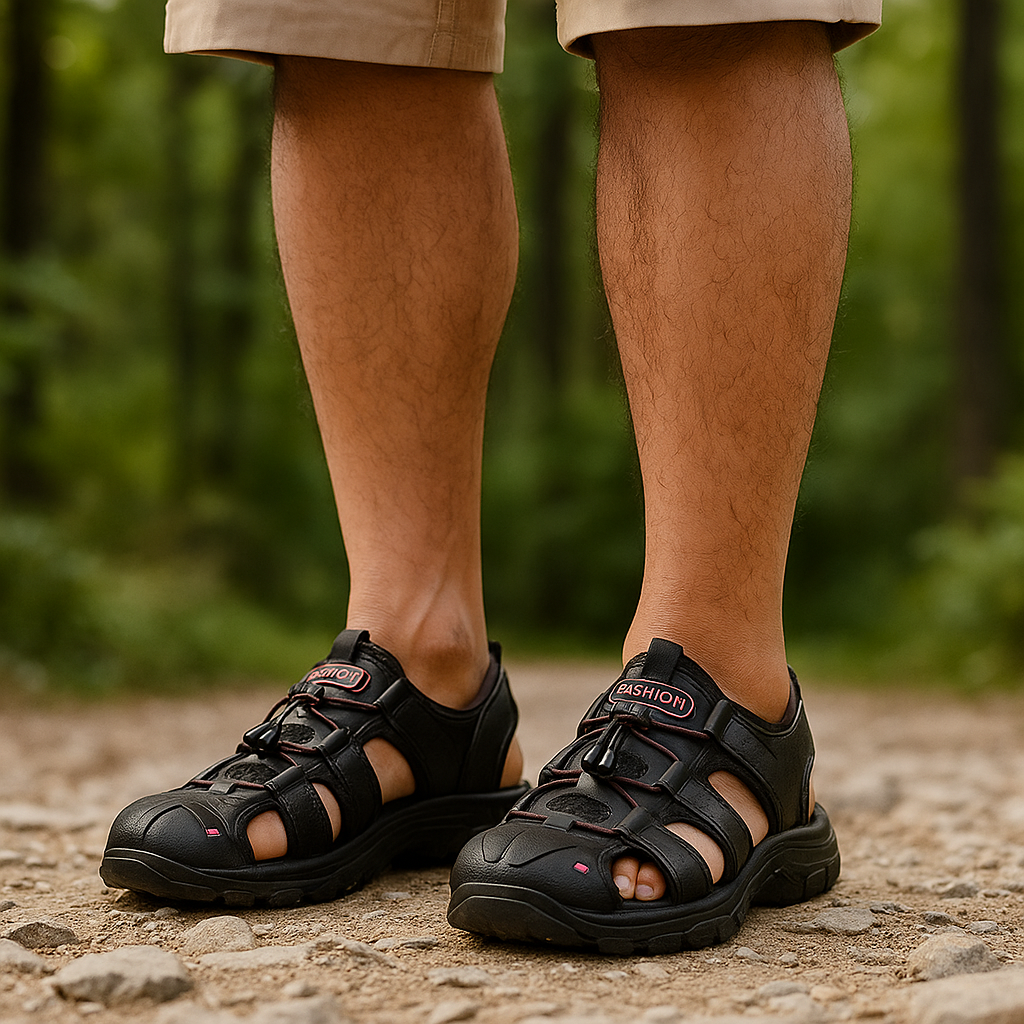 Ortopediset Miesten Sandaalit – Säädettävät ja Liukumattomat