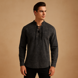 Hanski - Miesten nauhoitettu V-aukkoinen paita