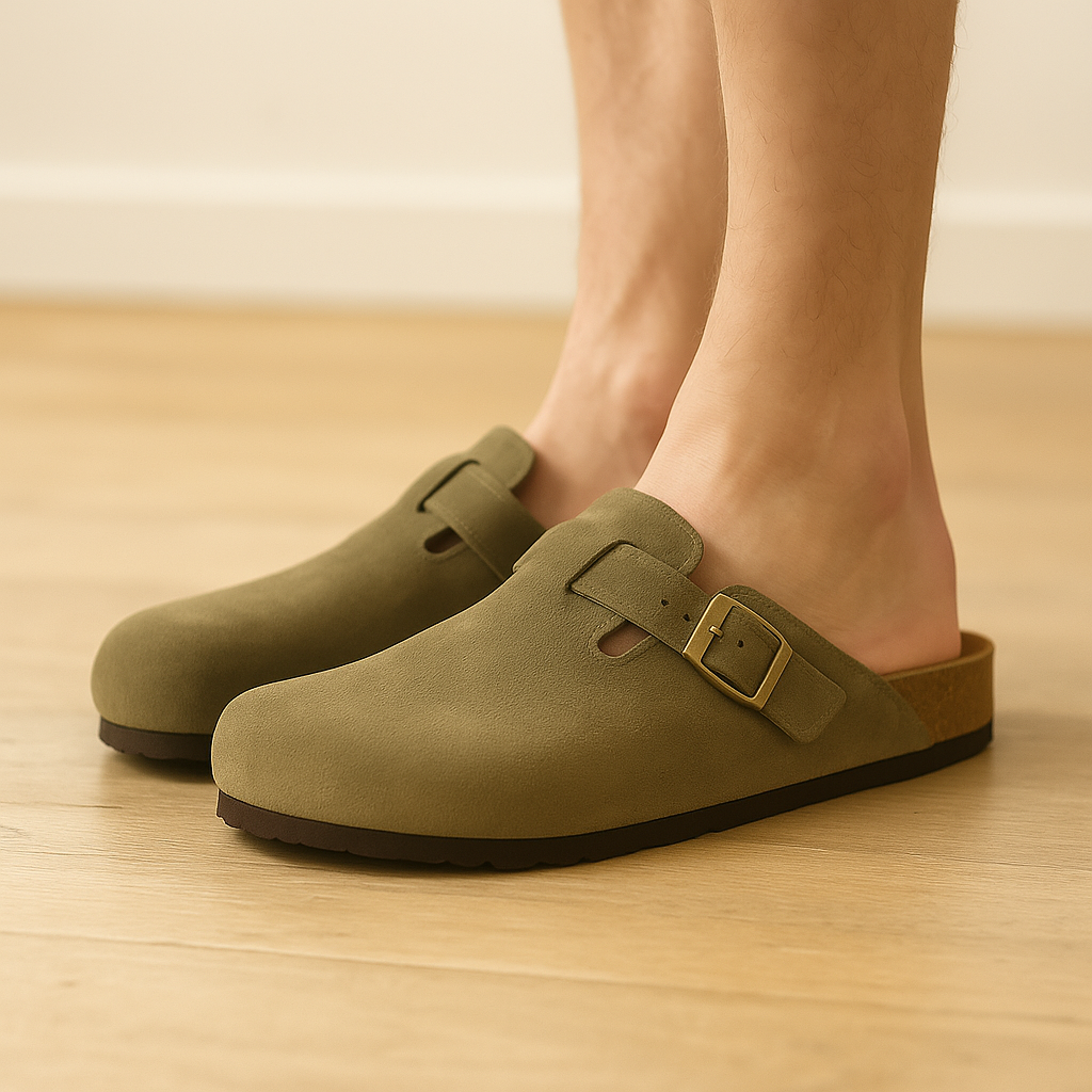 Premium leren unisex Boston-sandalen