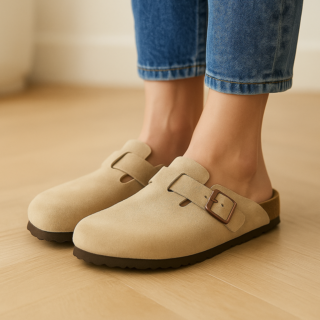 Premium leren unisex Boston-sandalen