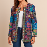 Aria – Värikäs boheemi neuletakki