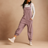 Naisten Retro Jumpsuit – Leveälahkeiset Haalarit