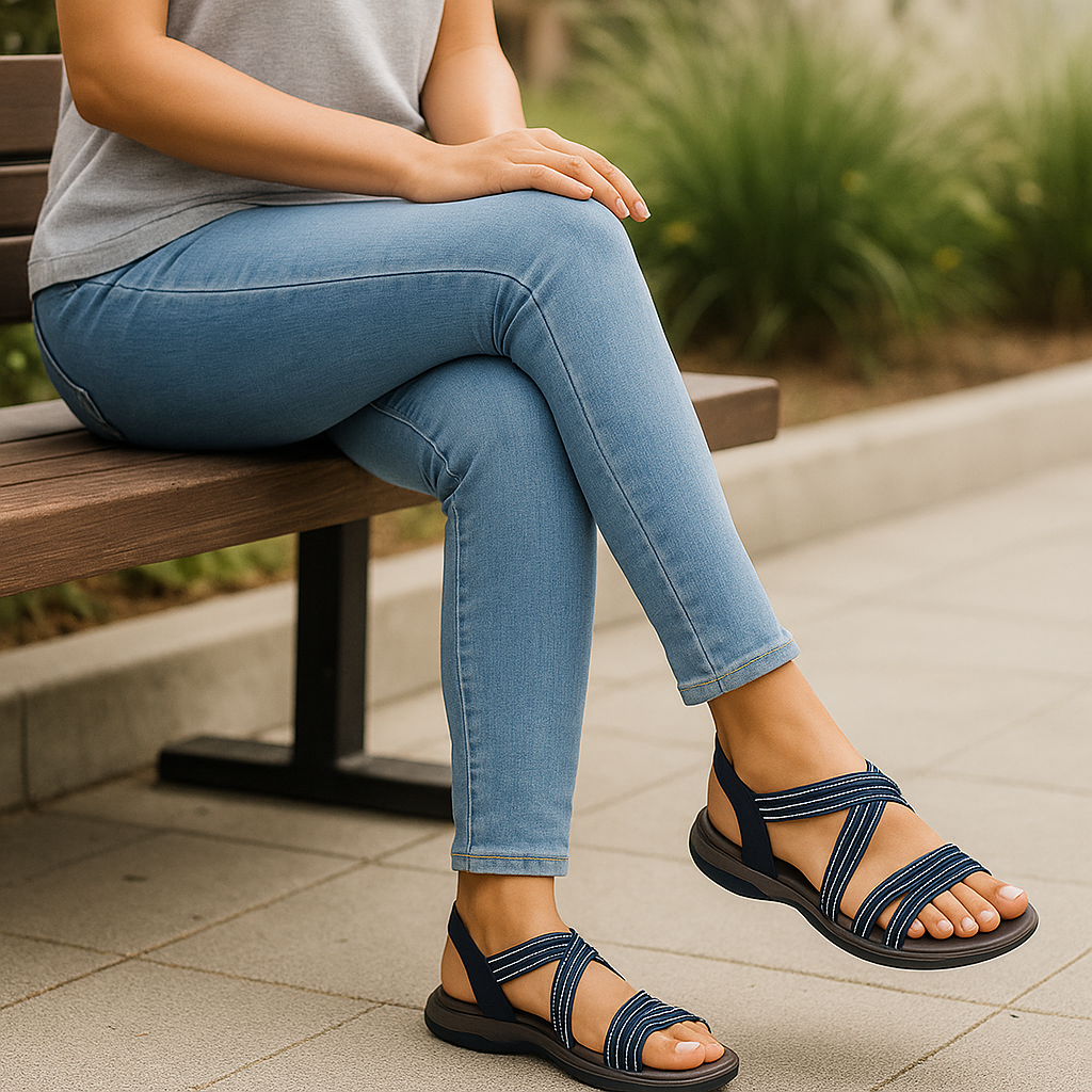 Dames comfortsandalen - licht - antislip - ergonomisch