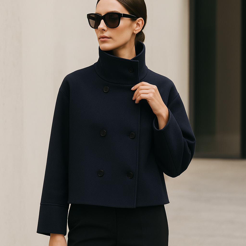 Elise - Stijlvolle korte jas - Moderne draai