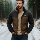 Warme fleecejas voor heren - zachte voering - ritszakken - winddicht