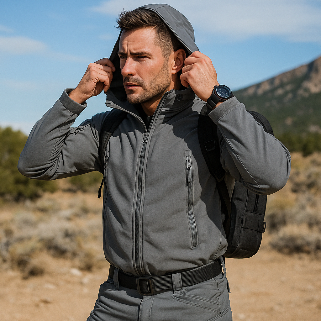 Tactische set voor mannen - waterdichte jas - multitaskbroek