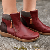 Dames orthopedische laarzen - waterdicht leer - anatomische zool