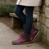 Dames orthopedische laarzen - waterdicht leer - anatomische zool