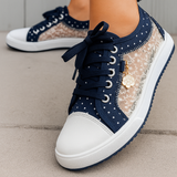 Bloomy kant - netschoenen - kantdetail - dames - licht - ademend - zomerschoenen