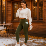 Dame varme formende leggings – foret og elastiske