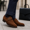 Ethan - Heren - Fluwelen - Monk strap - Schoenen