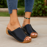 Dames orthopedische platformsandalen - comfortabel - ondersteunend - anatomische zool