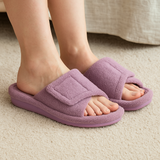 부드러운 접착식 정형외과용 슬리퍼 - 조절 가능 - 지지력 있는 - 실내용