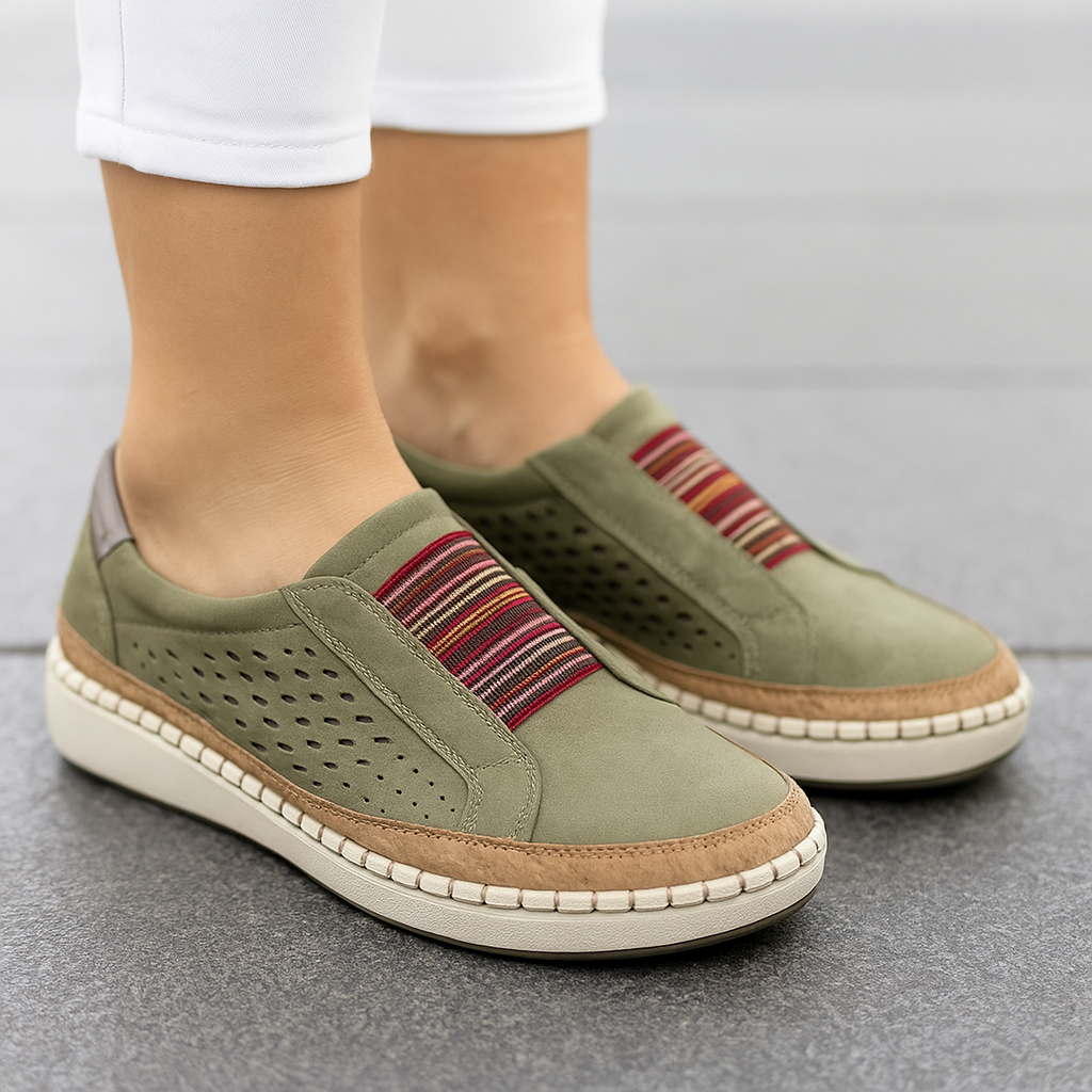 여성용 정형외과용 모카신 - 편안함 - 현대적인 스타일 - 지지 깔창 - 쿠션