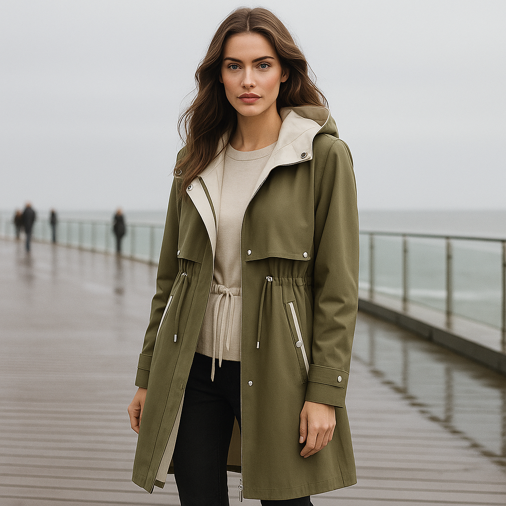 Op maat gemaakte windjas voor dames - comfort - stijl - functionaliteit