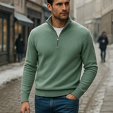 Basics | Miesten kashmir villapaita vetoketjulla