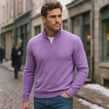 Basics | Miesten kashmir villapaita vetoketjulla