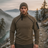 Tuulenpitävä - Taktinen - Miesten Fleece-Pullover