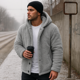 Miesten fleece-huppari - lämmin - pehmeä