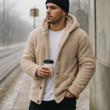 Miesten fleece-huppari - lämmin - pehmeä