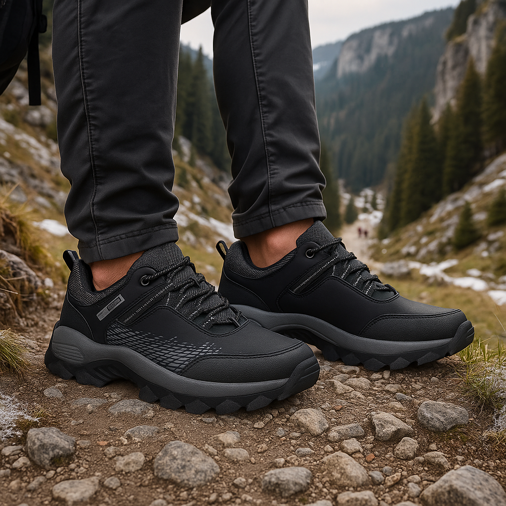 남성용 등산화 - 맨발용 - 끈 있는 - 가벼운 - 내구성 있는